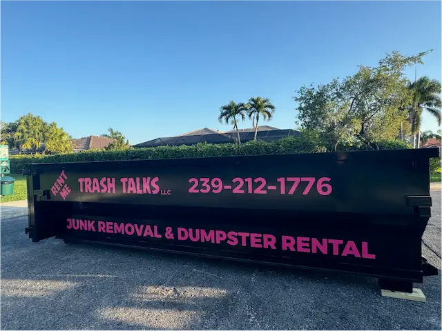 16 Yard roll-off dumpster rental in Fort Myers FL